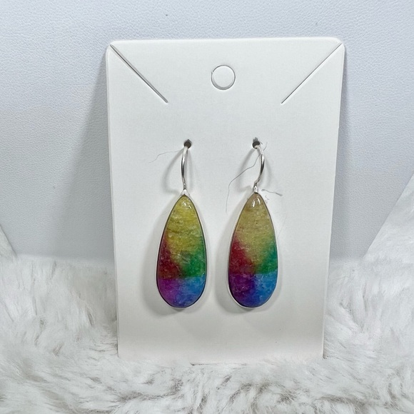 Solar Add On Item Rainbow Solar Quartz Earrings - Picture 2 of 5